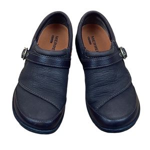 Merrell Dassie Buckle Slip-on Leather Shoes